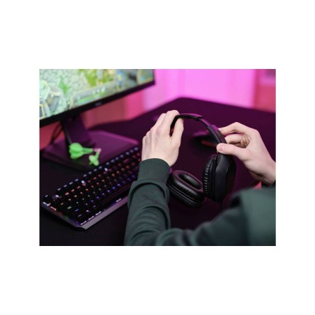 Buy Trust GXT 415 Zirox Wired Headset - Stylish Black Gaming Audio Experience